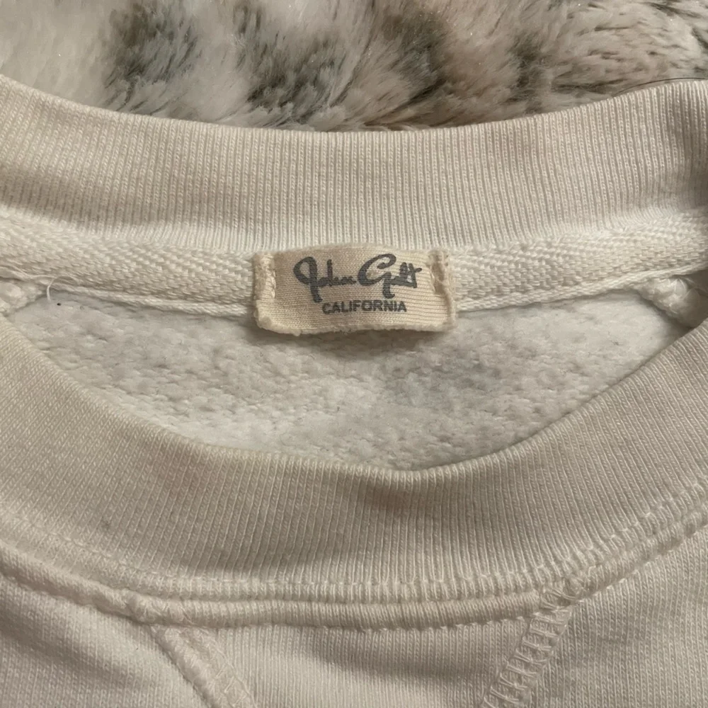 John Galt White USA 90s Y2K Embroidered Pullover Crewneck Sweatshirt - Picture 2 of 6